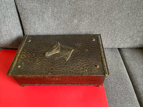Vintage deckeldose messing - deckeldose,