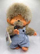 Original Sekiguchi Monchhichi Opa Grandpa Vintage Sammlerfigur OVP Selten