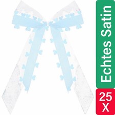 25 Autoschleifen Blau mit