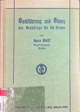 Buchführung und Bilanz als