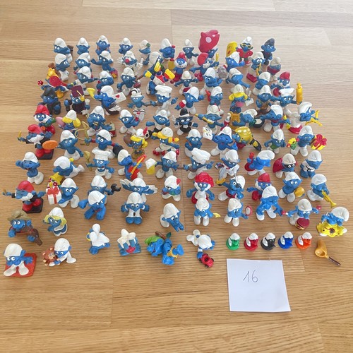100 schleich schlümpfe - schleich,