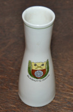 Andenken-Vase Porzellan Wappen