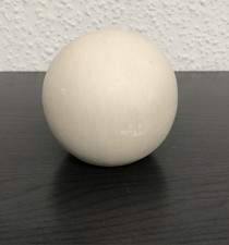 Dekokugel beige weiß klein