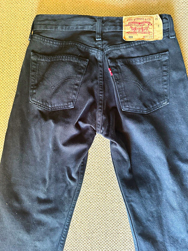 Levi 501 damen jeans schwarz - 501,