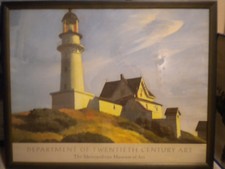 Gerahmtes Bild Leuchtturm,  ca.80x100cm , Department of Twentieth Century Art,