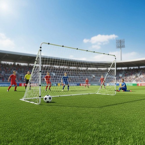 Fußballtor mit netz stabil - mit,