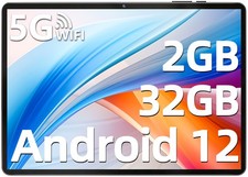 SGIN 10,1 Zoll Tablet Android 12 2GB RAM 32GB ROM TF Expand 5000mAh Quad-Core