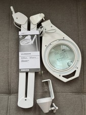 Profi LED Lupenleuchte 60 LED Tischklemme 5 Dioprien Lupe Lampe Klappbar