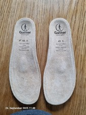 Original Ganter Sohleneinlage GR43 für Ledersandale Giovanni