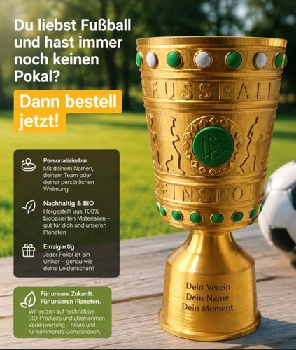 Fußball pokal trophäe - fußball,