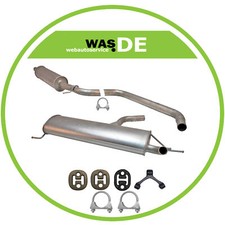 Komplette auspuffanlage kat - ab,