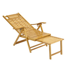 Sonnenliege Bambus Liegestuhl