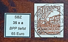 SBZ 35 Xa, Vollstempel BURG