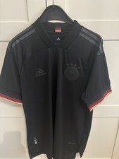 Deutschland DFB Trikot Gr. L AUTHENTIC - EM 2020 auswärts schwarz all black EURO