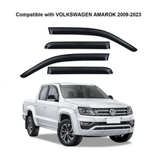 ?4-tlg Windabweiser Regenabweiser Zubehör für VW Amarok 2009-2022 Doppelkabine