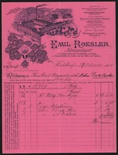 Rechnung Heidelberg 1904, Emil