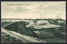 AK Bergheim / Erft, Tagebau