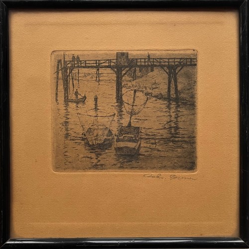 Radierung johannes poppen - radierung,
