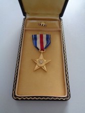  Original WWII Silver Star im Etui USA ab 1941 Top Zustand