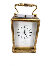 Verzierte Reiseuhr Miroy Freres Selbstschlag Repetition Wecker