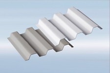 PVC-Lichtplatten PVC RENOLIT ONDEX Sollux® Opak-grau / Opak weiß