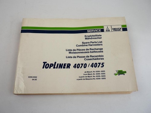 Deutz fahr topliner 4070 - fahr,