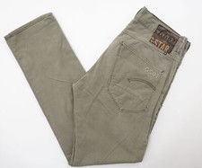 G-STAR Biker Radar Straight COJ Herren Jeans Hose W32 L32 32/32 grün oliv Stoff