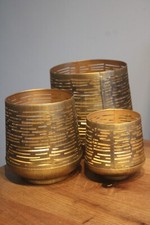 Windlicht-Set, 3 x Windlicht