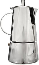 Cilio Espressokocher Treviso 4 Tassen Edelstahl Kaffeekocher Espresso Maker Moka