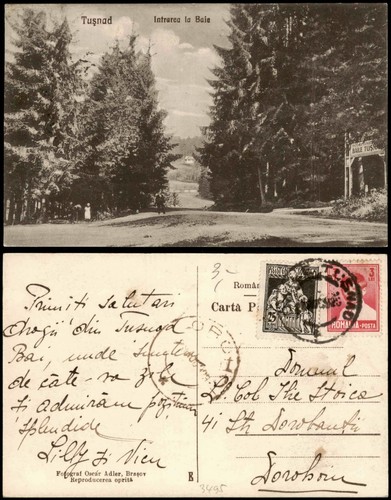 Postcard bad tuschnad - postcard,