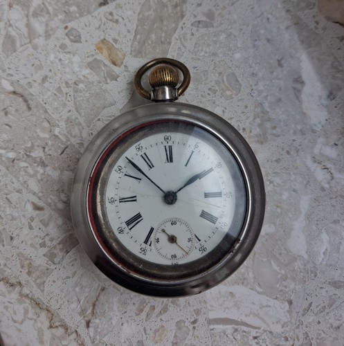 Alte taschenuhr 800er silber - alte,