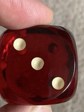 DDR Würfel Kirschrot 29, 3mm