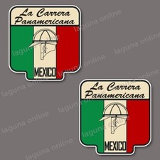 carrera panamericana Logo Glanz Wetterfest Aufkleber Sticker 2