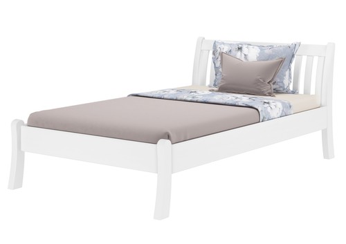 Weißes breites einzelbett - weißes,,