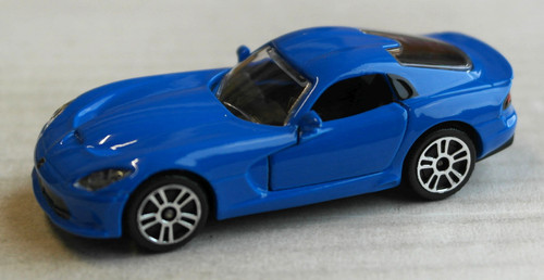 Majorette dodge viper - dodge, blau