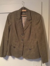 Blazer Jacke One Touch Gr. 40 braun Gemustert  neuwertig