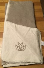 Lavida Wohndecke - 2- farbige Kuscheldecke Sofadecke 1,35x1,45 Creme/hellmocca