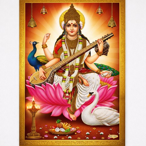 Altarbild sarasvati - altarbild,