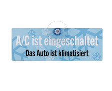 Autoschild Hund im Auto