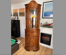 Biedermeier Eckvitrine Vitrine