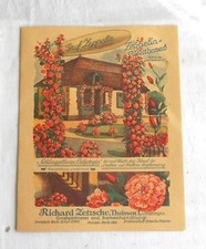Pflanzenkatalog - Richard Zetzsche  - 1931 - Theissen 1 in Thüringen 