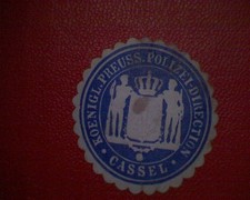 Siegelmarke Koenigl.  Preuss.  Polizei - Direction  Cassel  