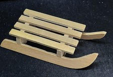 Miniatur Schlitten für Puppen