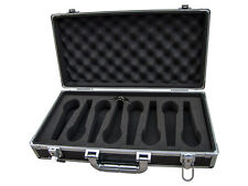 deetech Mikrofon Case / Mikrofon Koffer / Mic Case / 8 Mikrofone, Schaumstoff