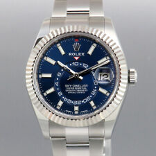 ! Rolex Sky-Dweller 326934 Blau Stahl WG 42 mm aus 2021 Box+Papiere Like NEW!!