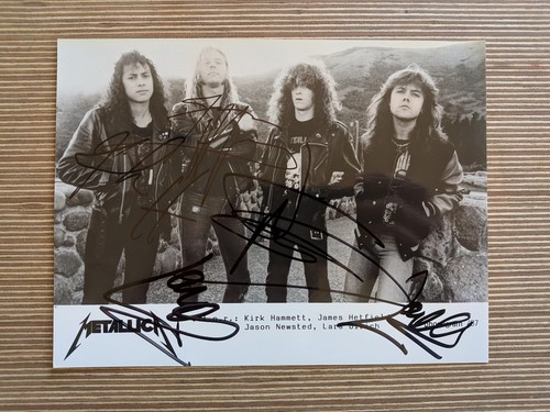 Metallica autogramm - autogramm, x4
