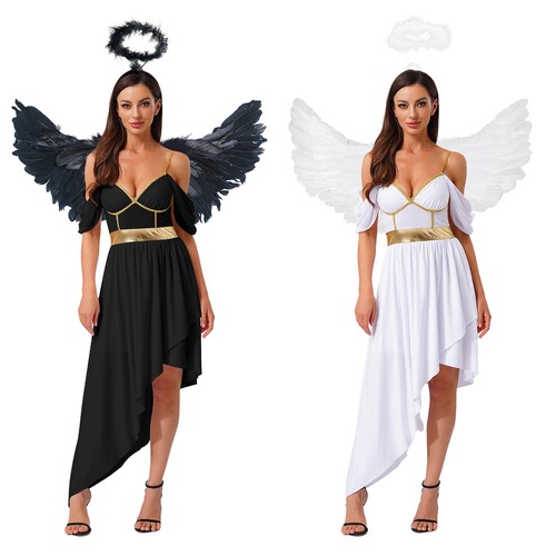 Damen engel kostüm kleid - kostüm,