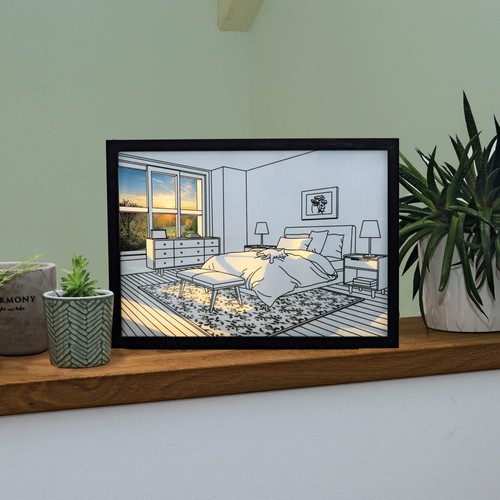 Led bilderrahmen mit timer - bilderrahmen,