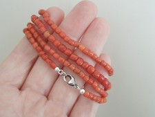 925 Silber Koralle Kette