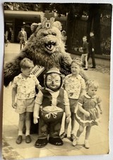 orig. Foto AK Berlin Bär Kostüm Kinder Eisbär Fotografie 